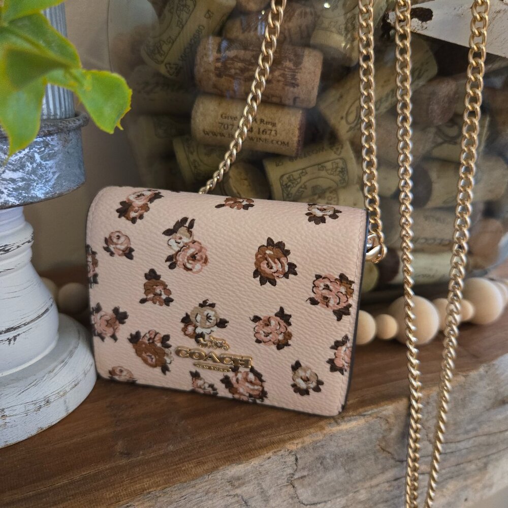 Coach NWOT Mini Wallet on a Chain